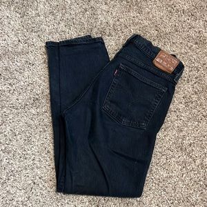 Black Levi’s. Wedgie style. Size 27